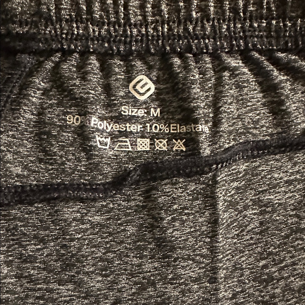 Men's Medium Gray Athletic Shorts 5 Pack new - Picture 4 of 6